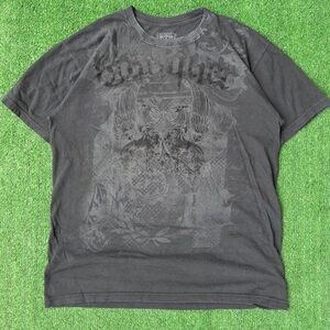Men's Gray Graphic T-Shirt